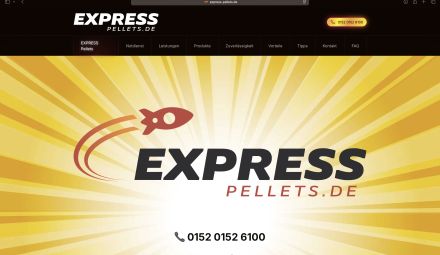 EXPRESSSSSSSSS 2.0 … Logo und Website für EXPRESS Pellets