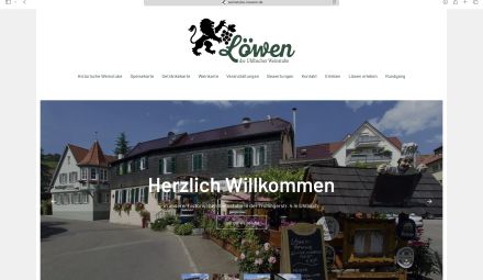 Website-Relaunch der Weinstube Löwen in Stuttgart-Uhlbach